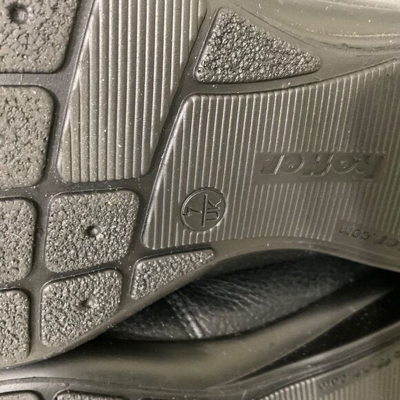 Hotter Retro Leather slip on Loafers women’s US Size 9 Black career Comfort - Picture 9 of 12